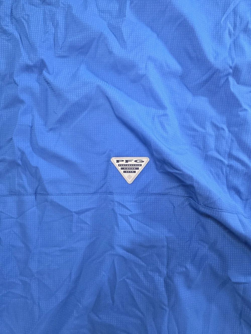 Columbia PFG Shirt L Blue Fishing UPF 40 Short Sleeve NWT - Picture 10 of 10